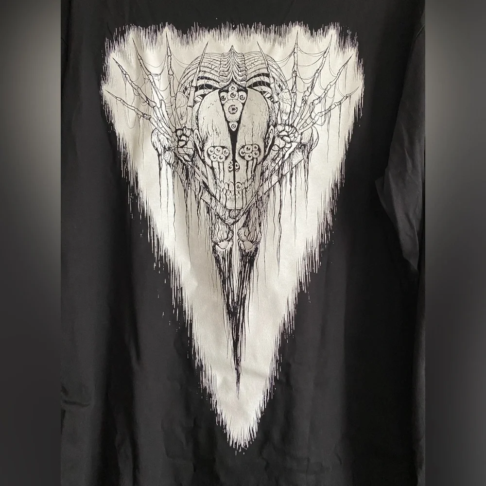 Misfits long sleeve shirt double sided 20 Eyes Junji Ito artwork Dead Stock 2XL - Picture 3 of 6
